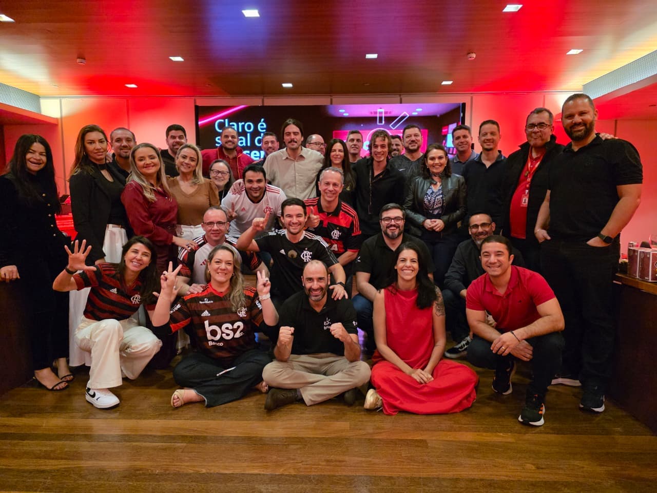 Claro: group photo at the launch event